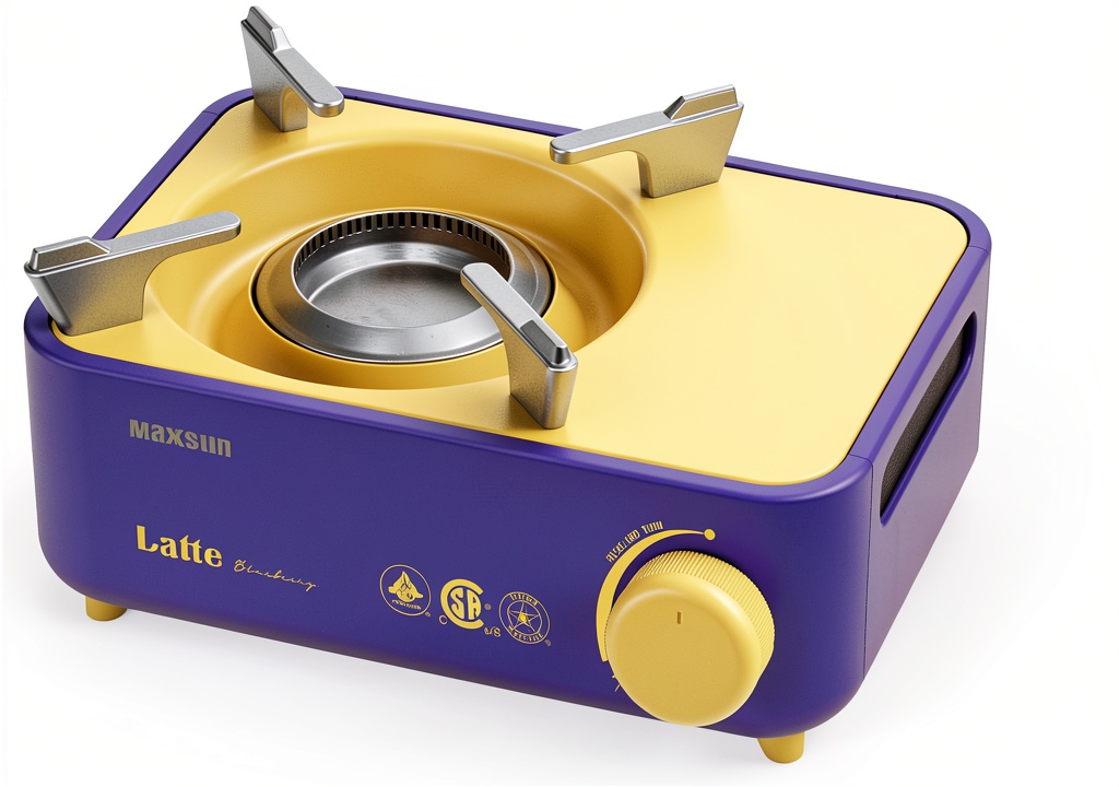 Maxsun butane camping stove in use during a camping trip