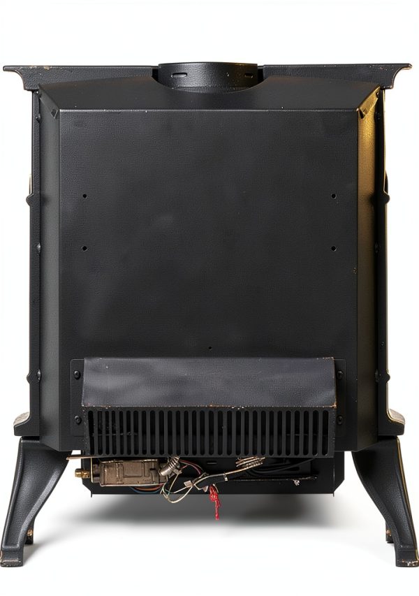 US Stove Co Cast Iron Gas Fireplace Stove Heats 1000 Sq Ft-1