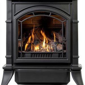 US Stove Co Cast Iron Gas Fireplace Stove Heats 1000 Sq Ft-0