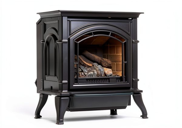US Stove Co Cast Iron Gas Fireplace Stove Heats 1000 Sq Ft-3
