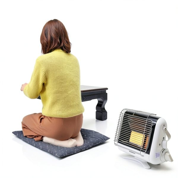 Iwatani Portable Gas Stove White Radiant Burner Home Heating-8