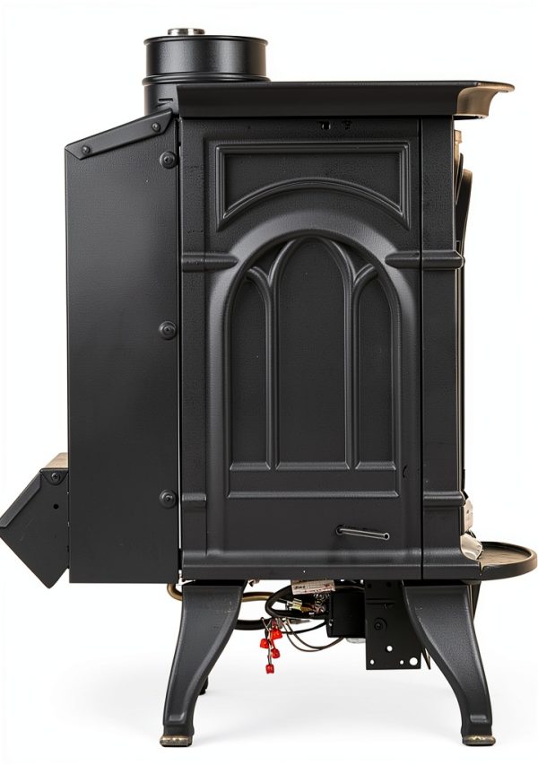 US Stove Co Cast Iron Gas Fireplace Stove Heats 1000 Sq Ft-4
