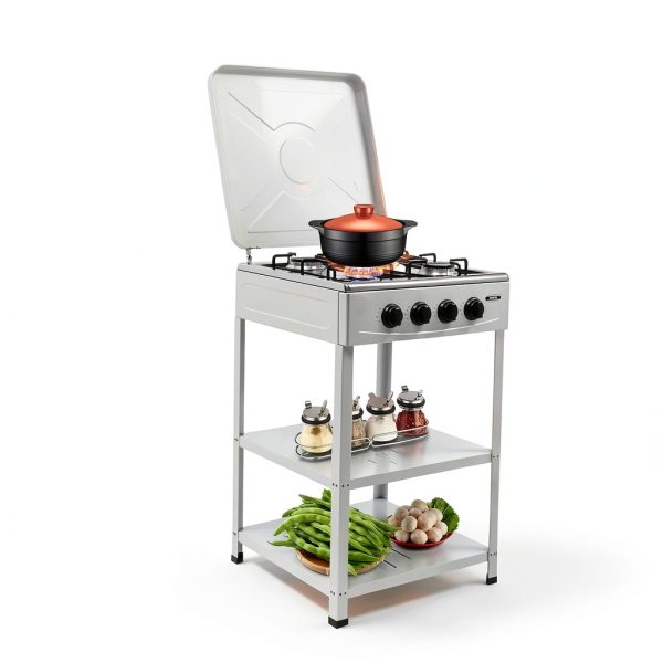Mgorgeous Natural Gas Stove Iron Material 4 Burners-5