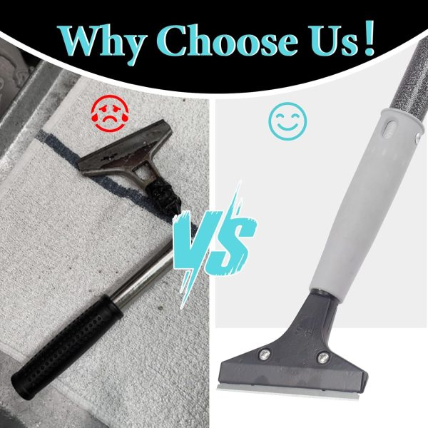 Frebuta Floor Scraper Heavy Duty Iron Pipe Multi Purpose-3