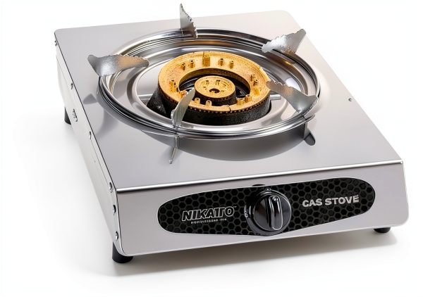 Pavo Cast Iron Gas Stove with Stainless Burner-2