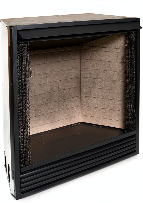 Ventless Gas Fireplace ProCom Metal WallMount-1
