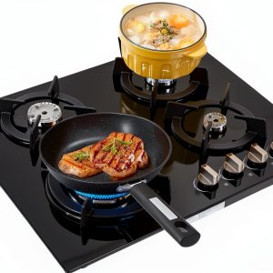 Tempered Glass Gas Stove HGRROE 4‑Burner Portable-0