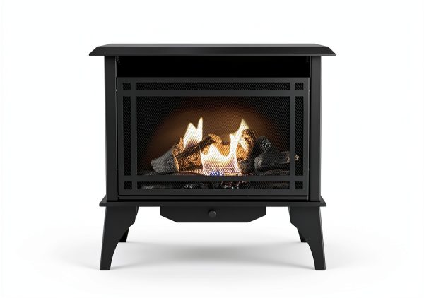 Pleasant Hearth 32-Inch Gas Vent Free Stove Black-7