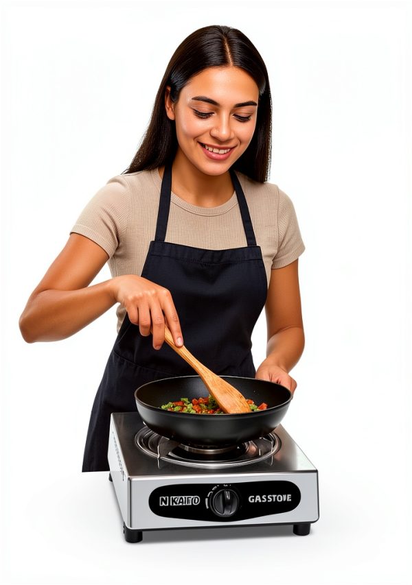Pavo Cast Iron Gas Stove with Stainless Burner-1