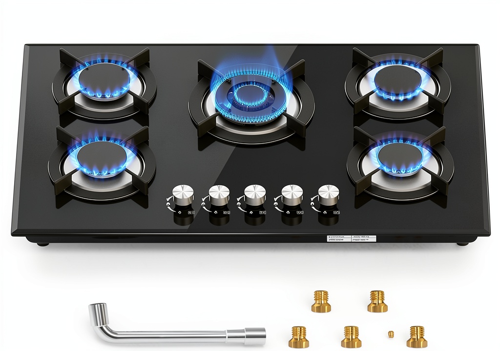 Nardea 30 inch gas cooktop with 5 burners