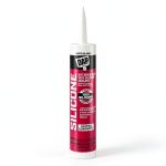 Silicone Sealant DAP Kitchen and Bath White 9.8 Oz Silicone Caulk-0