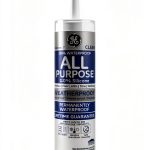 GE Silicone 1 All Purpose Sealant Caulk 10.1oz Clear 12-Pack-0