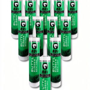 Red Devil Butyl Rubber Sealant 0697GI12 RD Pro 10.1 oz Gray Pack of 12-0