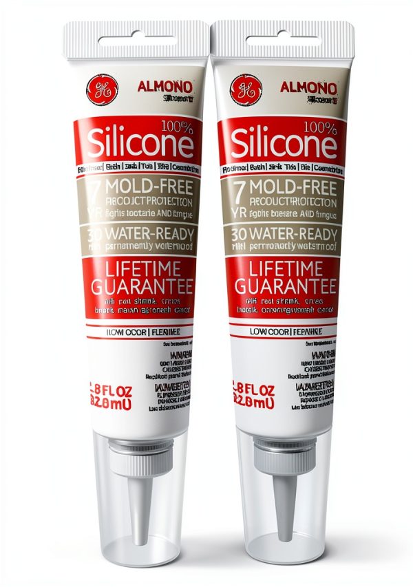 Momentive Performance Materials GE Silicone Caulk Almond 2 Pack 6.4 oz-1