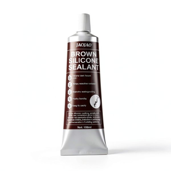 Brown Silicone Caulk JAOJAO 100g Sealant for Interior and Exterior-5