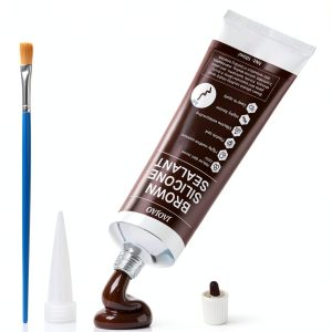 Brown Silicone Caulk JAOJAO 100g Sealant for Interior and Exterior-0