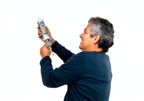 GE Silicone 2+ Window and Door Caulk 10.1 oz Light Grey-4