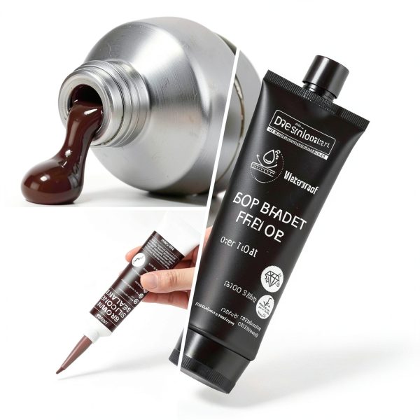 Brown Silicone Caulk JAOJAO 100g Sealant for Interior and Exterior-1