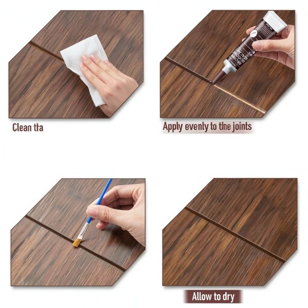 Brown Silicone Caulk JAOJAO 100g Sealant for Interior and Exterior-6