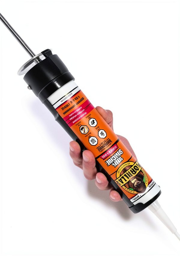 Gorilla Silicone Sealant Caulk White 10oz Waterproof 30min Water Ready-5